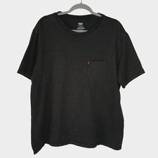 Camiseta Levi's The Pocket ajuste padrão masculina tamanho XL preta algodão Levis comprar usado  Enviando para Brazil