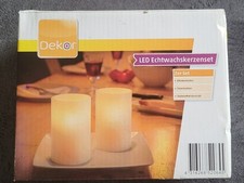 Led echtwachskerzen elfenbeinf gebraucht kaufen  Duisburg