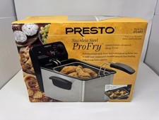 Fritadeira digital Presto Pro Fry 05462 aço inoxidável 8 xícaras 1800W nova caixa aberta comprar usado  Enviando para Brazil