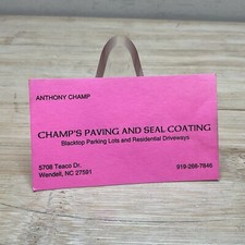 Vintage champ paving for sale  Concord