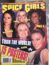 1998 SPICE GIRLS 15 pôster tipo pin ups revista HTF ALGUM desgaste, usado comprar usado  Enviando para Brazil