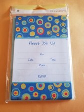 Pack de 20 invitaciones de fiesta American Greetings contemporáneas cualquier ocasión segunda mano  Embacar hacia Mexico