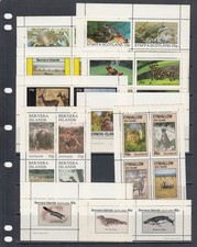 Lote 10 M/s perf de sapos zebra leões animais selvagens Eynhallow Staffa Bernera Islands comprar usado Lote 10 M/s perf de sapos zebra leões animais selvagens Eynhallow Staffa Bernera Islands comprar usado  Enviando para Brazil