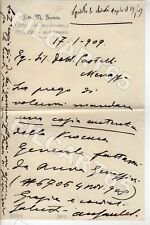 A7891 COMO 1909 AVVOCATO GANDOLA LETTERA DA BELLAGIO/COMO A MENAGGIO comprar usado  Enviando para Brazil