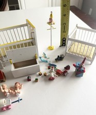 Móveis e acessórios de madeira em miniatura para quarto de bebê para casa de bonecas comprar usado  Enviando para Brazil