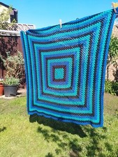Handmade afghan crocheted for sale  YEOVIL