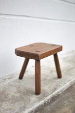 Vintage stool wooden d'occasion  Expédié en Belgium