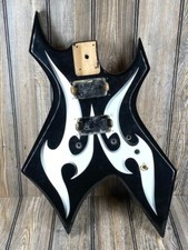 B.C. Corpo de guitarra Rich KKW Kerry King Warlock preto branco elétrico comprar usado  Enviando para Brazil