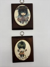 Decoupage oval plaques for sale  Spanaway