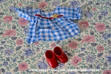 Robe chaussures rouge d'occasion  Beuzeville