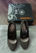 High heels grau gebraucht kaufen  Mainz