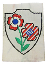 Ecusson patriotique fleurs d'occasion  France