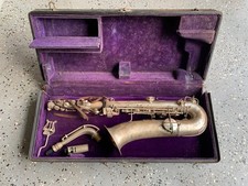 Usado, Saxofone vintage C.G Conn prata niquelado com estojo comprar usado  Enviando para Brazil