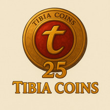 25 Tibia Coins – Szybko, Bezpiecznie, Wszystkie Serwery! na sprzedaż  PL