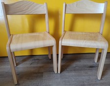Kinderstühle buchenholz kitaq gebraucht kaufen  Dörpen