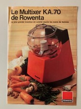 Brochure rowenta multixer d'occasion  France