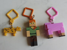 LOTE 3 FIGURAS CHAVEIRO MINECRAFT BOLSA MOCHILA CHAVEIRO CORRENTE, usado comprar usado  Enviando para Brazil