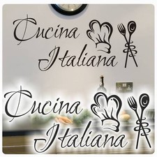 Wandtattoo cucina italiana gebraucht kaufen  Darmstadt