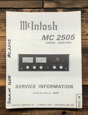 Mcintosh mc2505 2505 for sale  Portland