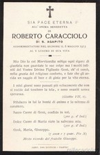 Santino lutto roberto usato  Roma
