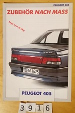 PEUGEOT 405 ZUBEHOR/ ACCESSOIRES LIMOUSINE/ BREAK Prospectus Allemand 14 p 198? comprar usado  Enviando para Brazil