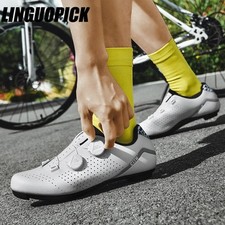 Sapatos de ciclismo masculinos de velocidade de carbono sapatos de bicicleta femininos corrida de montanha ciclismo Footw comprar usado  Enviando para Brazil