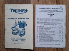 Vintage original triumph for sale  MABLETHORPE