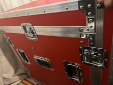 Flightcase red for sale  LEEDS