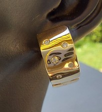 Goldcreolen schnappscharnier 5 gebraucht kaufen  Datteln