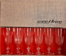 Cristal arques flutes d'occasion  Longuenesse