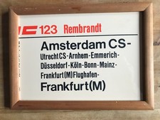 Zuglaufschild 122 123 gebraucht kaufen Zuglaufschild 122 123 gebraucht kaufen  Erlensee