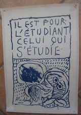 Affiche originale ancienne d'occasion  Calvisson