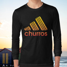 Usado, Novo item Churros Vermelho Laranja Versão Logotipo Longo Camiseta TEE Engraçada Tamanho P a 5XL comprar usado  Enviando para Brazil