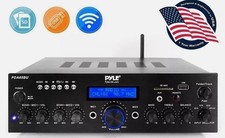 Rádio MP3/USB/SD/AUX/FM, entradas AV Pyle Bluetooth-amplificador estéreo-receptor, MP3/USB/SD/AUX/FM, usado comprar usado  Enviando para Brazil