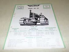 Brochure tracteur chenille d'occasion  Pont-d'Ain