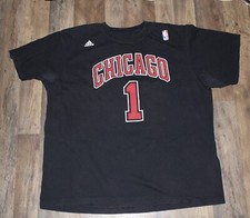 Camiseta masculina Chicago Bulls Derrick Rose #1 Adidas estampa líquida tamanho G 2XL comprar usado  Enviando para Brazil