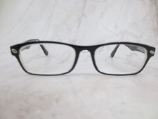 Marco de gafas de cuidado moderno para mujer negro cristal plástico borde completo 44-15-130 segunda mano  Embacar hacia Mexico
