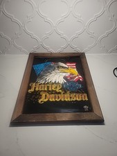 Harley davidson framed for sale  West Kingston