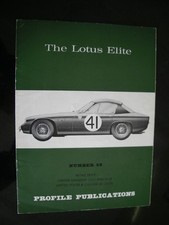 Lotus elite publications for sale  WORCESTER