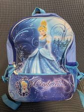 Usado, Mochila escolar Cinderela. Princesa Disney. Cerca de 15 pol. Novo sem etiquetas. comprar usado  Enviando para Brazil