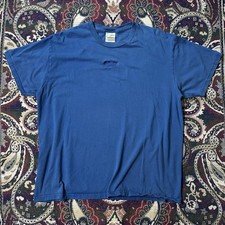 Camiseta Nike cinza etiqueta masculina XL bordada logotipo Swoosh azul anos 2000 Y2K comprar usado  Enviando para Brazil