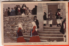 Cartolina costumi sardi usato  Montegranaro