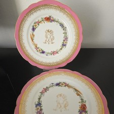 Assiettes porcelaine peinte d'occasion  Nantes-