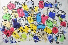 Xxl acrylmalerei sonja gebraucht kaufen  Düsseldorf