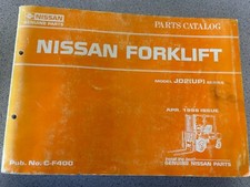 Catálogo de peças de empilhadeira Nissan modelo J02(UP) C-F400 comprar usado  Enviando para Brazil