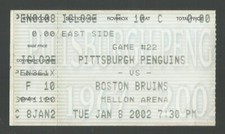 Penguins bruins ticket for sale  Vail