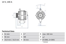 Bosch lichtmaschine generator gebraucht kaufen  Oberlungwitz