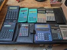 Lot calculatrices vintage d'occasion  Trouville-sur-Mer