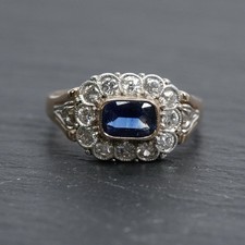 Ring brillant saphir gebraucht kaufen  München