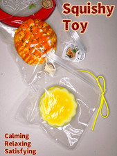 Brinquedo squishy – Pão de milho ou bolo de gema de ovo salgado – Presente de alívio do estresse de aumento lento, usado comprar usado  Enviando para Brazil